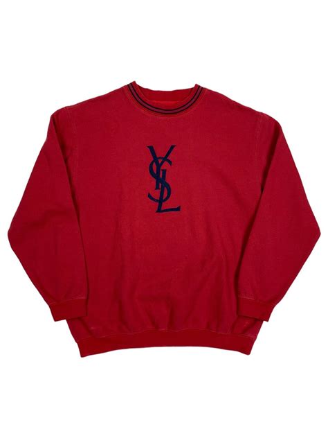 sweatshirt ysl|ysl crewneck sweatshirt.